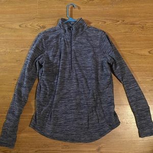 Navy Fleece Pull Over Size M